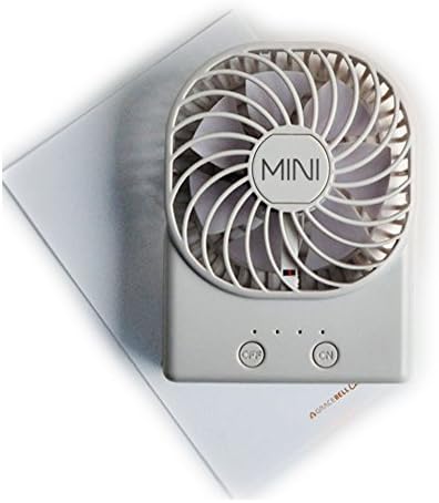 DULPLAY Mini USB Fan, Kişisel Fan Sling Mini el fanı, Led Aydınlatma, Öğrenci Yurdu Soğutma USB Şarj Edilebilir Sessiz