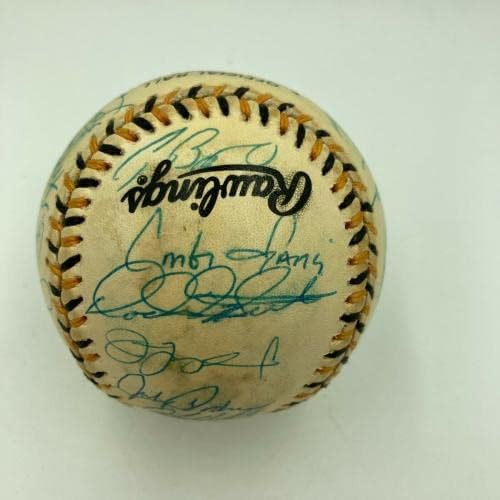 1994 All Star Maçı Ulusal Lig Takımı Beyzbol İmzaladı Barry Bonds PSA DNA ORTAK İmzalı Beyzbol Topları