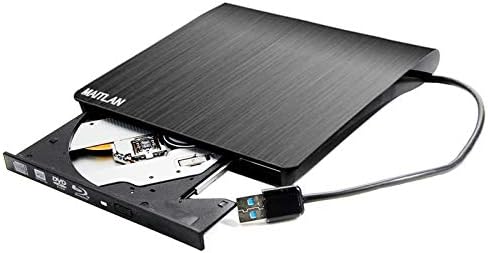 Ultra İnce USB 3.0 Harici 4K UHD HD 3D Film Oynatıcı, 6X BD-RE DL DVD M-Disk Yazıcı Optik Sürücü için Dell XPS 27