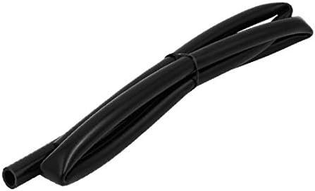 X-DREE 10mm x 14mm ısıya dayanıklı Silikon Kauçuk Boru Hortum Boru Siyah 1M Uzunluk (Tubo in gomma siliconica resistente