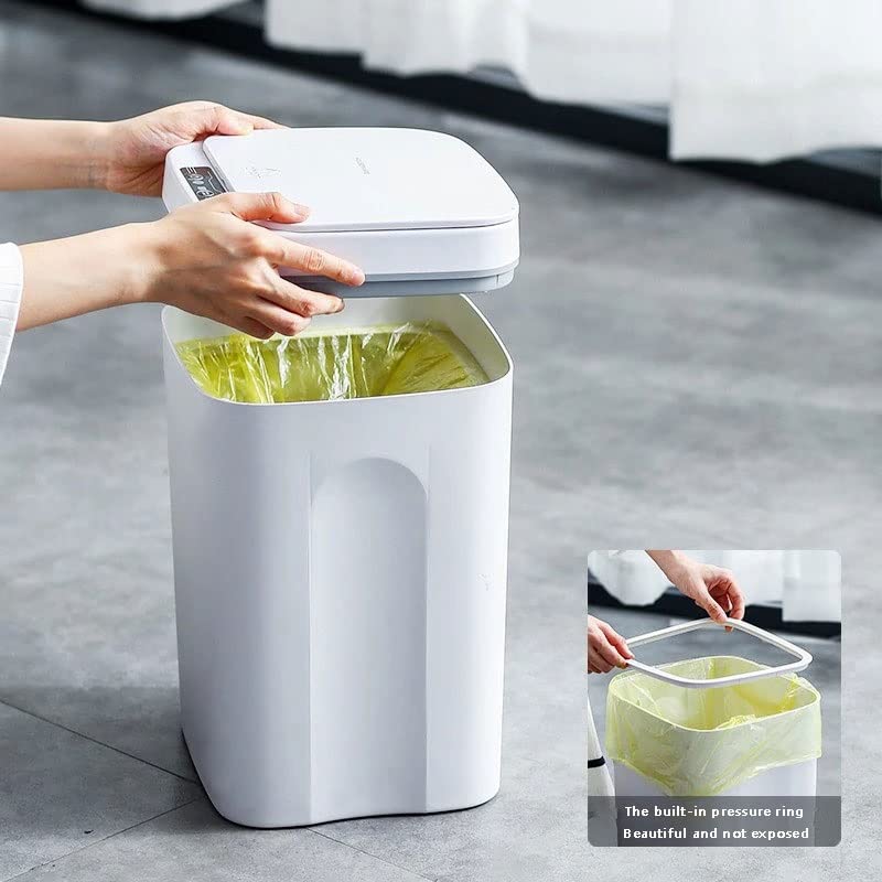 FEER Akıllı İndüksiyon çöp tenekesi Otomatik İndüksiyon çöp tenekesi Mutfak Yatak Odası Elektrikli Dokunmatik çöp