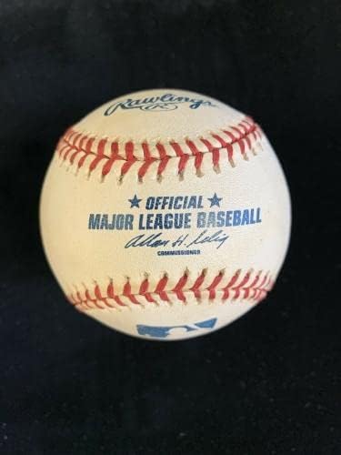 Paul Foytack Tigers Angels, hologramlı Resmi ML Beyzbol imzaladı (merhum) - İmzalı Beyzbol Topları